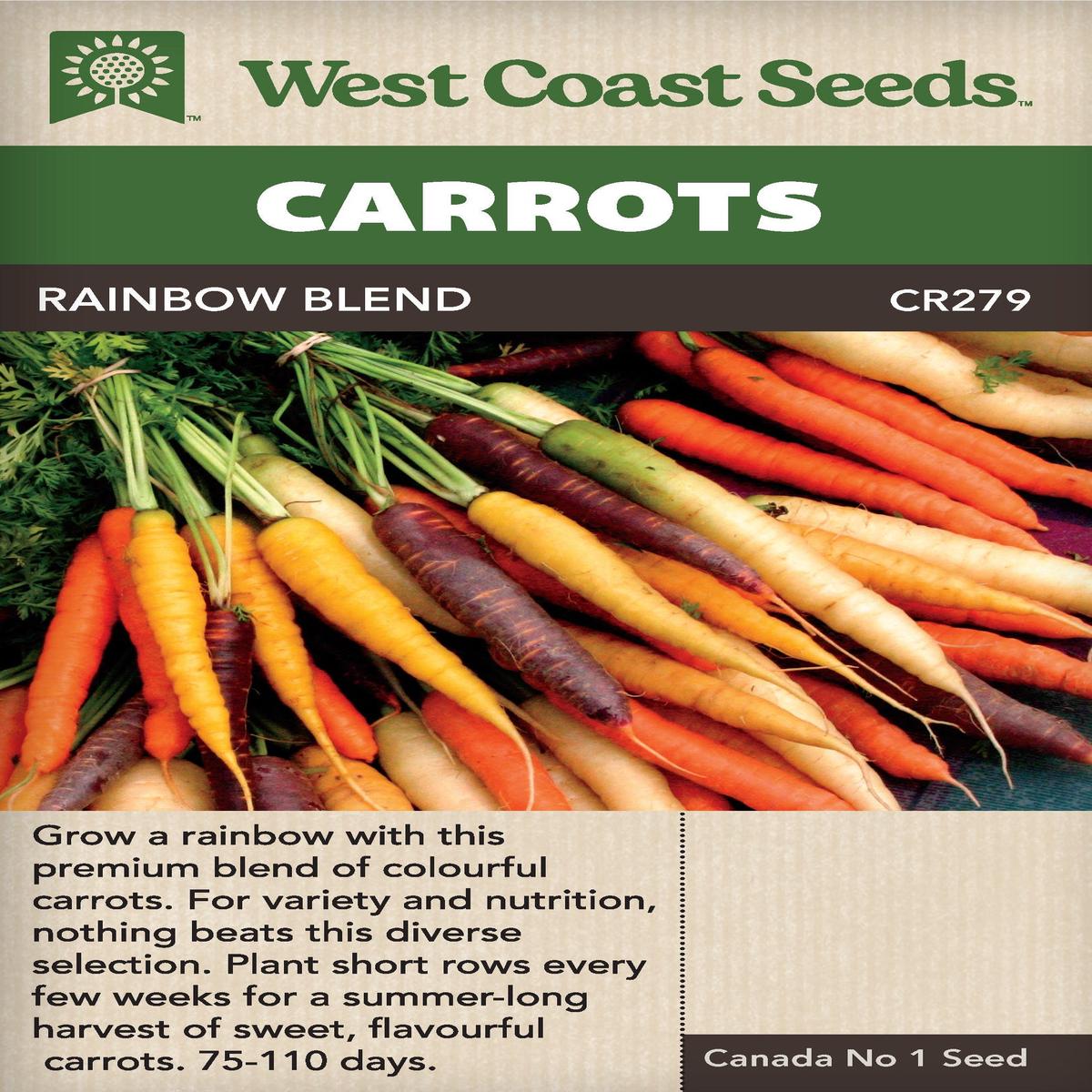 Carrot Rainbow Blend - West Coast Seeds