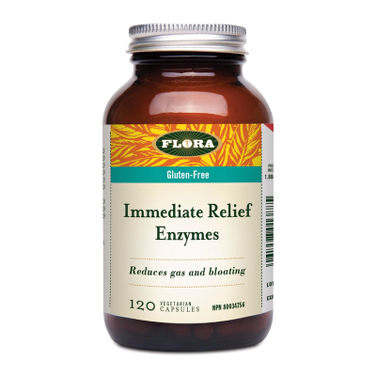 Flora Immediate Relief Enzyme 120 Caps