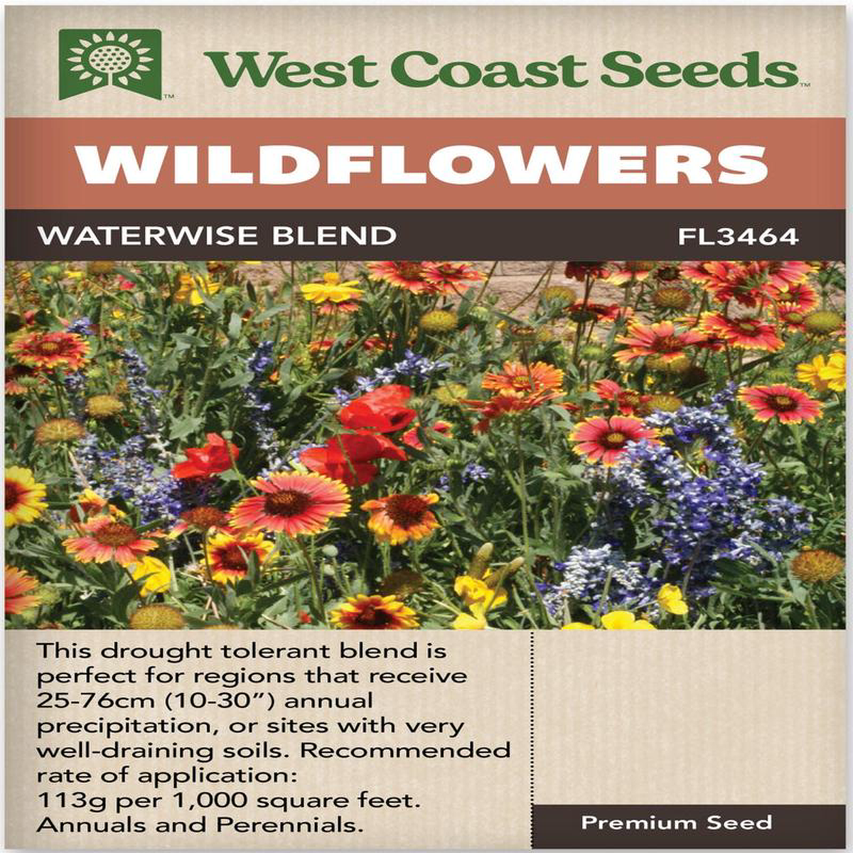 Wildflowers Waterwise Blend 8211 West Coast Seeds