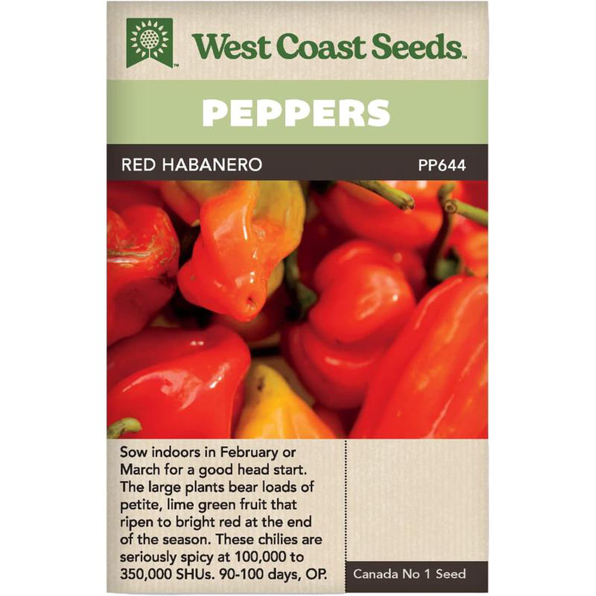 Pepper Red Habanero 8211 West Coast Seeds
