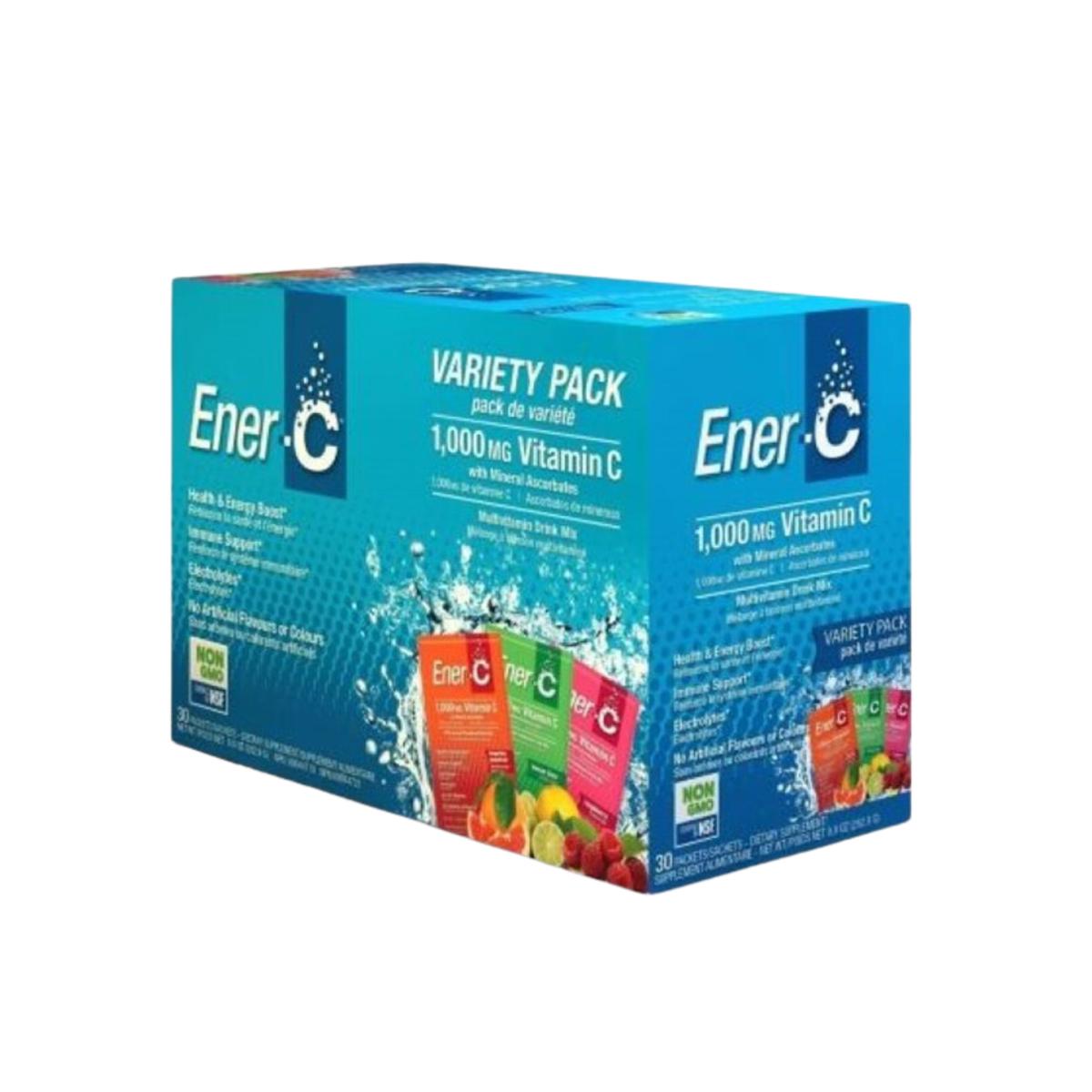 Ener-C Multivitamin Drink Mix-Variety Pack 30 Packets