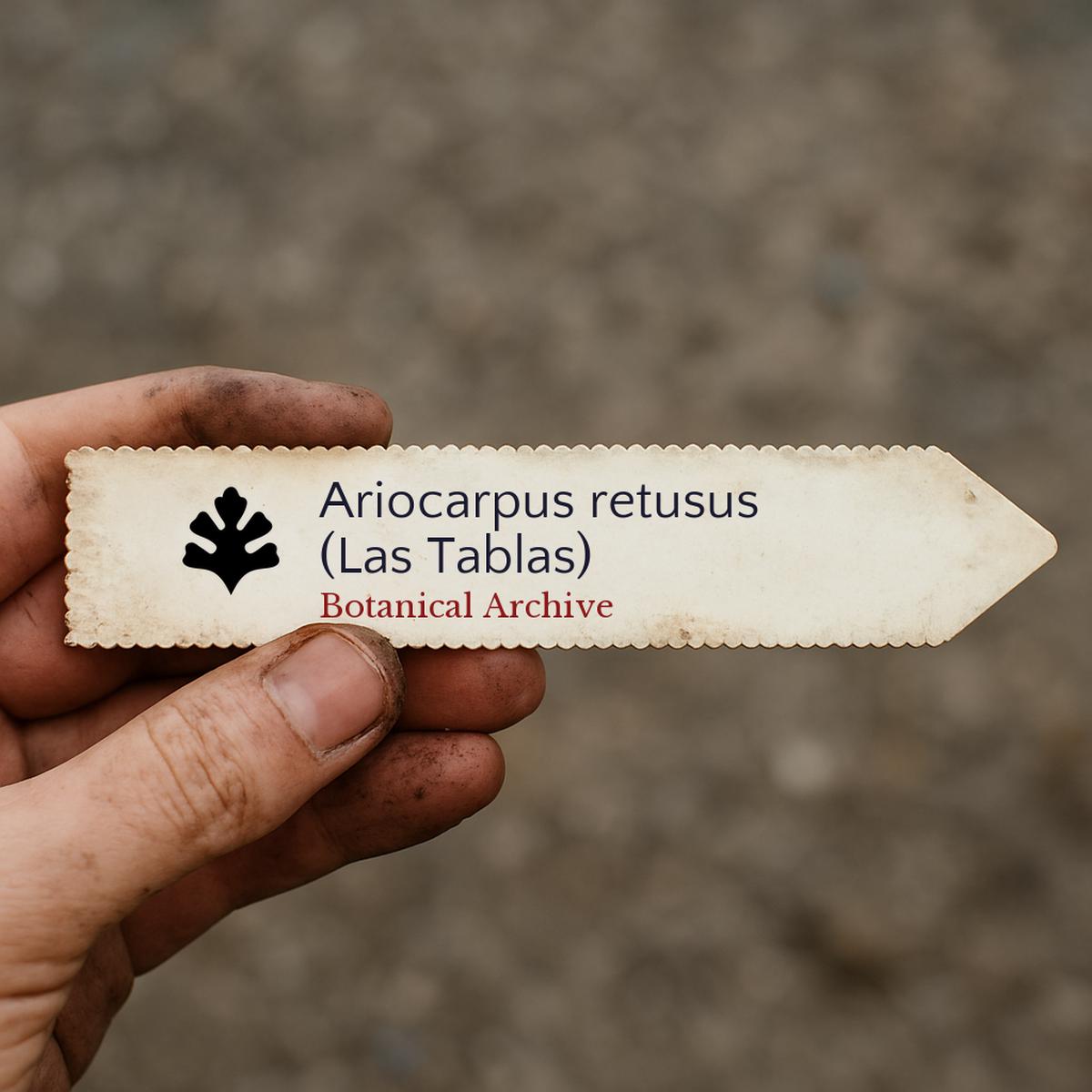 Ariocarpus retusus (Las Tablas) SEEDS