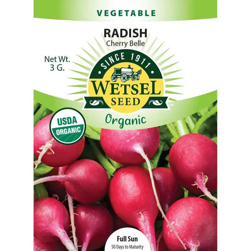 Wetsel Seed Organic Cherry Belle Radish Seed