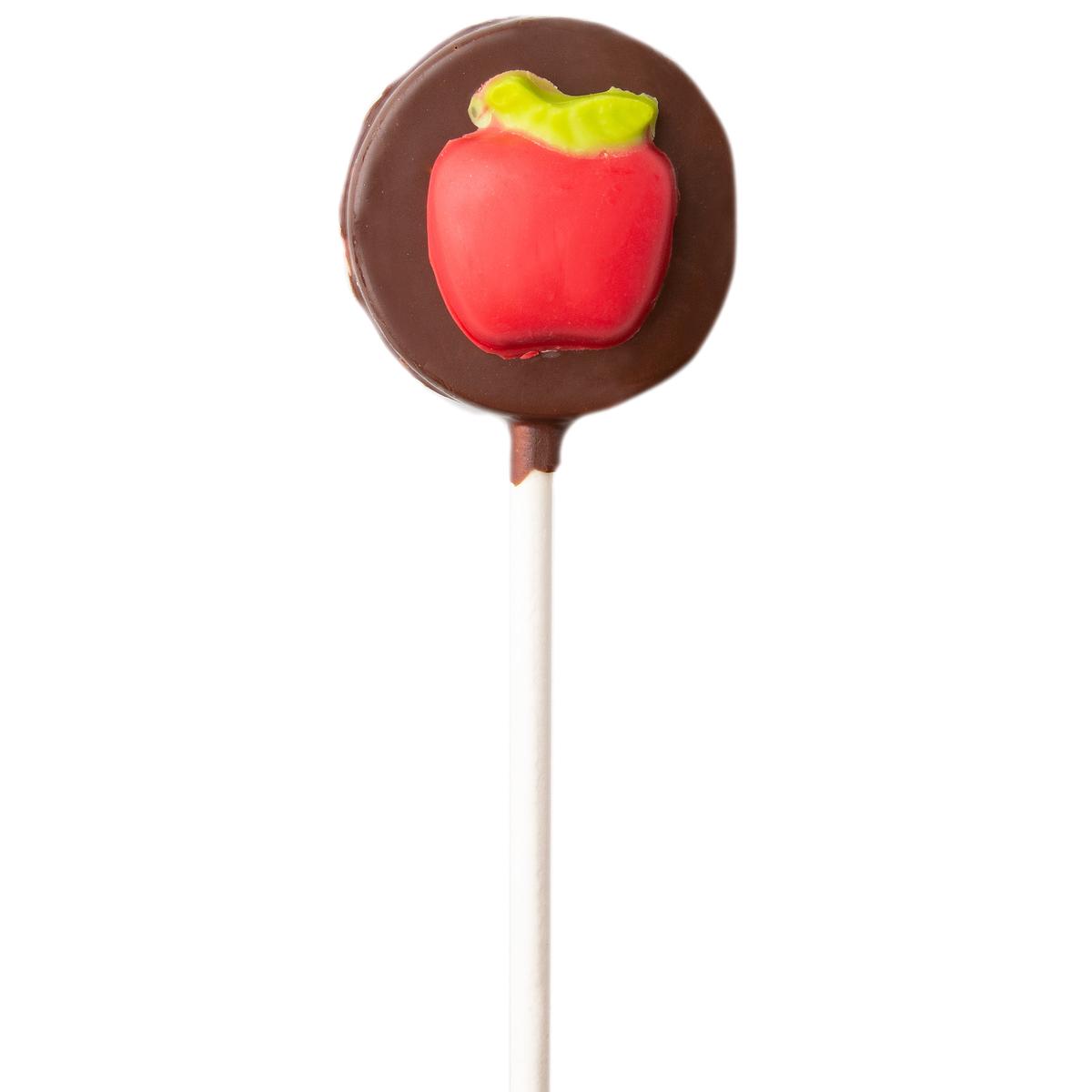 Chocolate Apple Shaped Lollipop