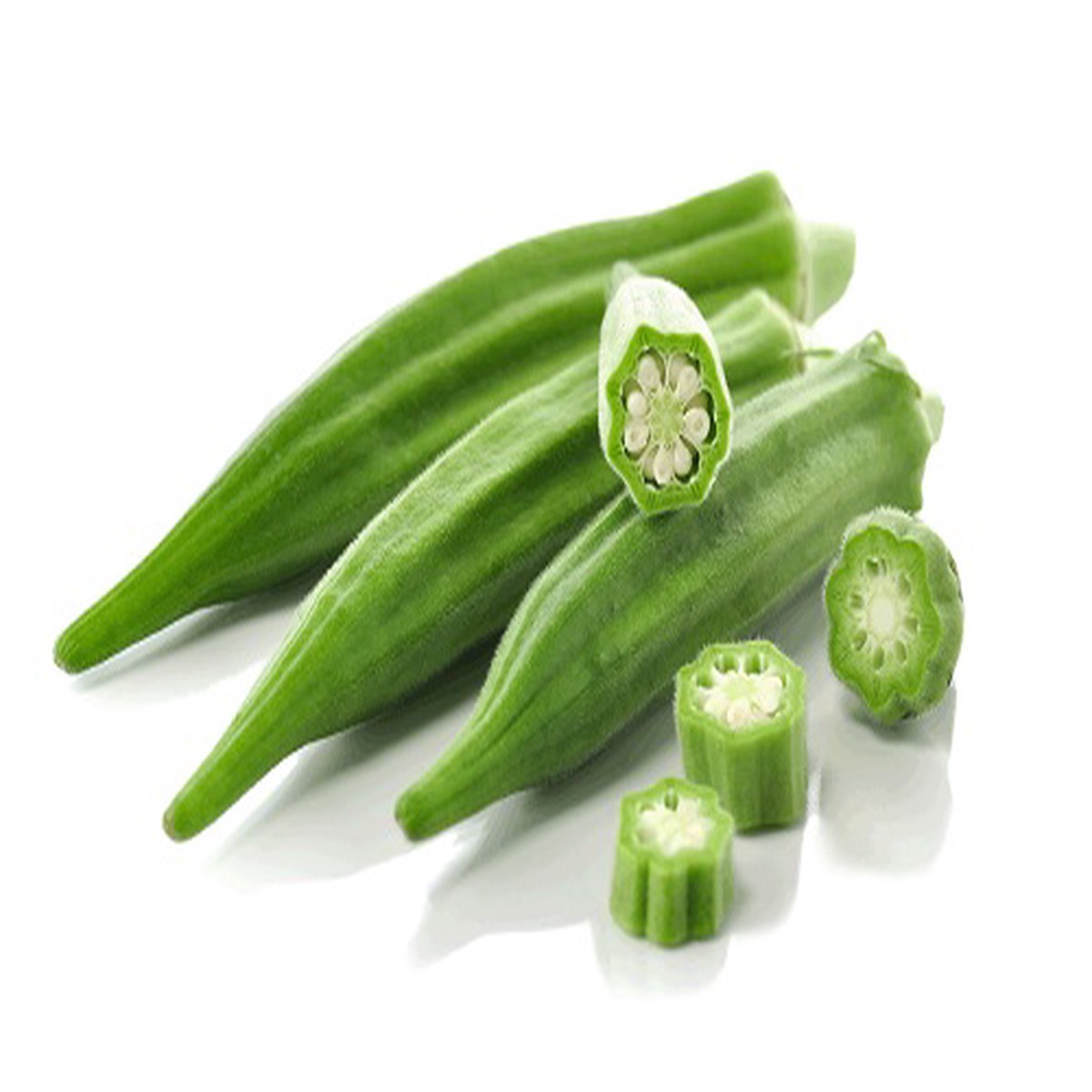 Emerald Okra - 100 Seeds - Spineless
