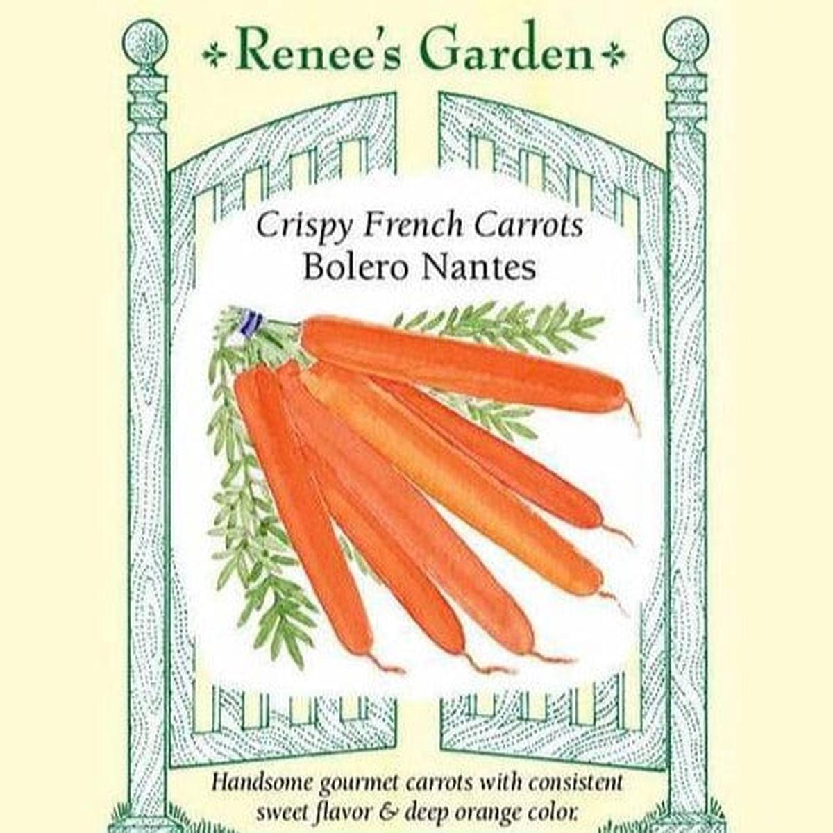 Carrot Bolero Nantes - Renee's Garden