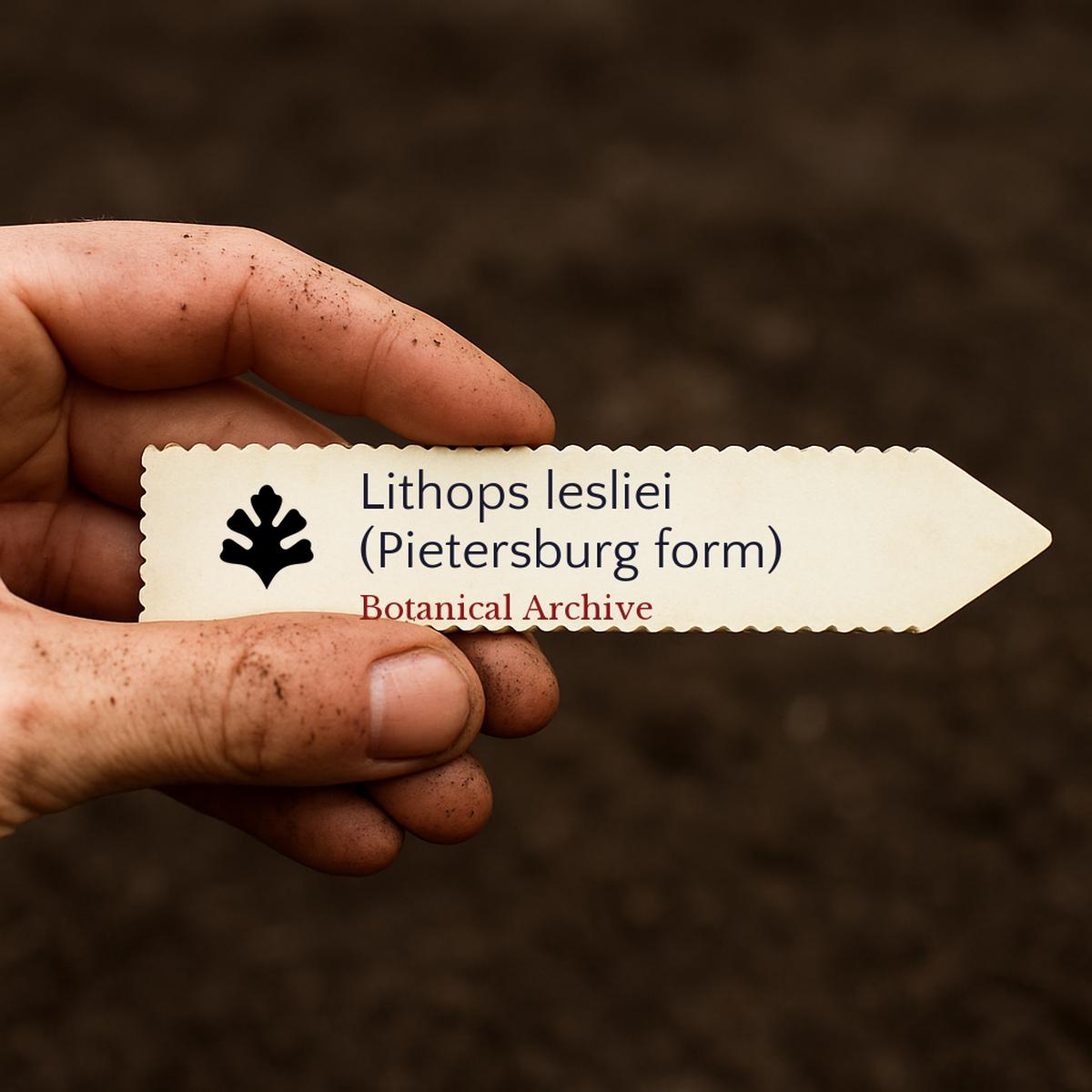 Lithops lesliei (Pietersburg form) SEEDS