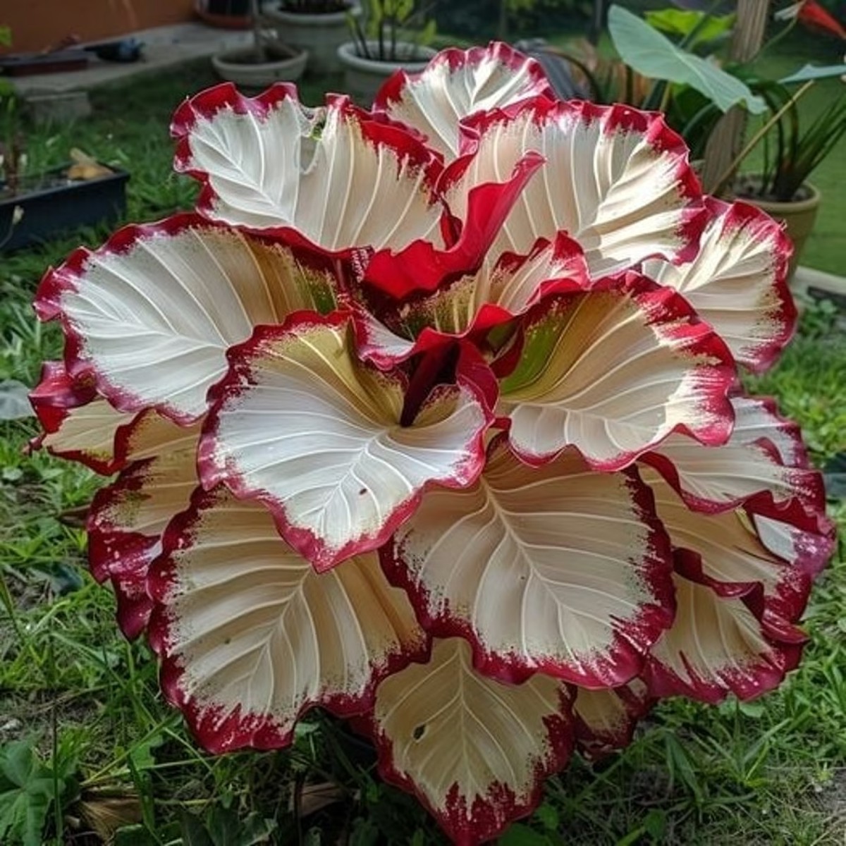 25+ Burning Crimson Calathea Seeds - Exotic Tropical Houseplant - Stunning Foliage for Indoor & Shaded Gardens