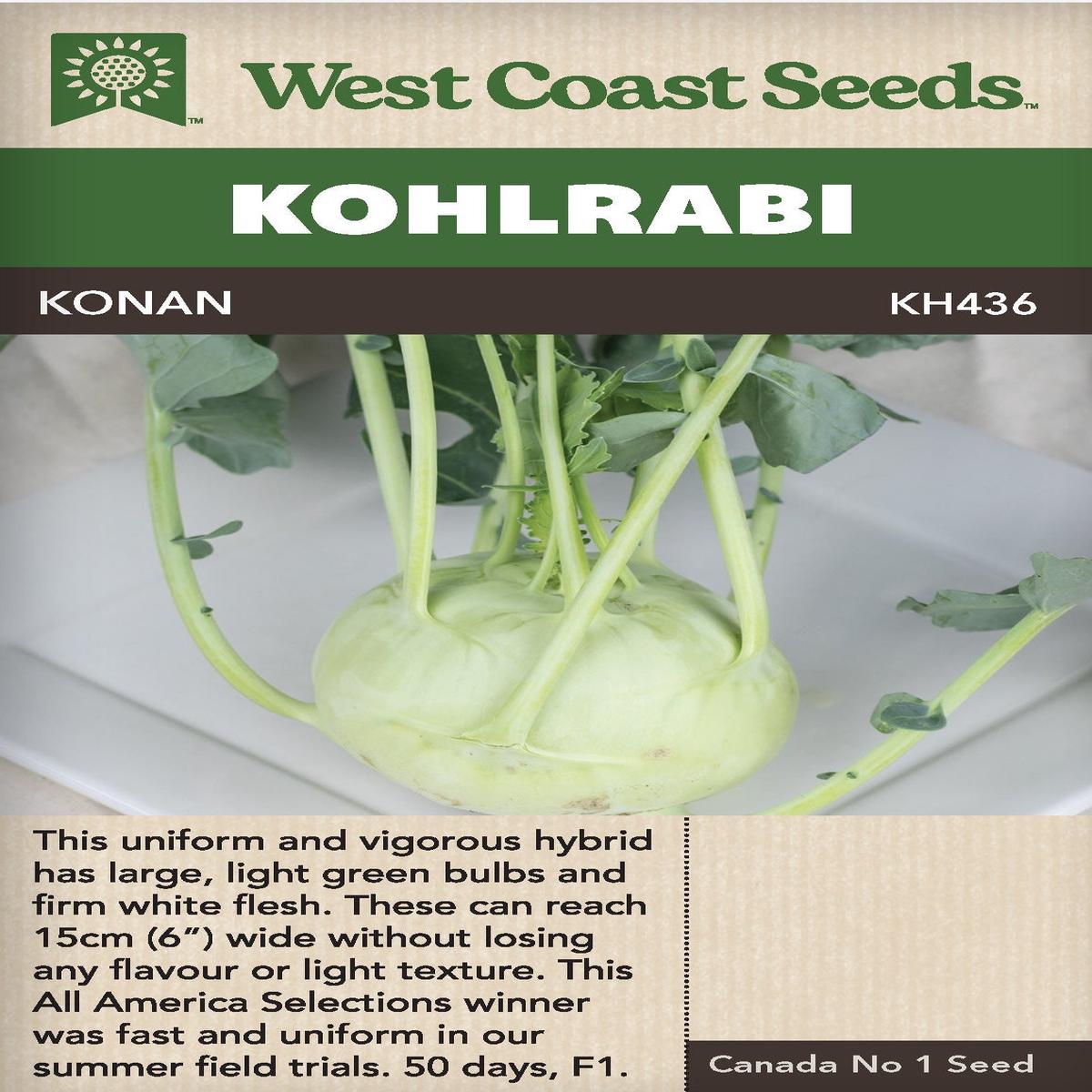Kholrabi Konan - West Coast Seeds