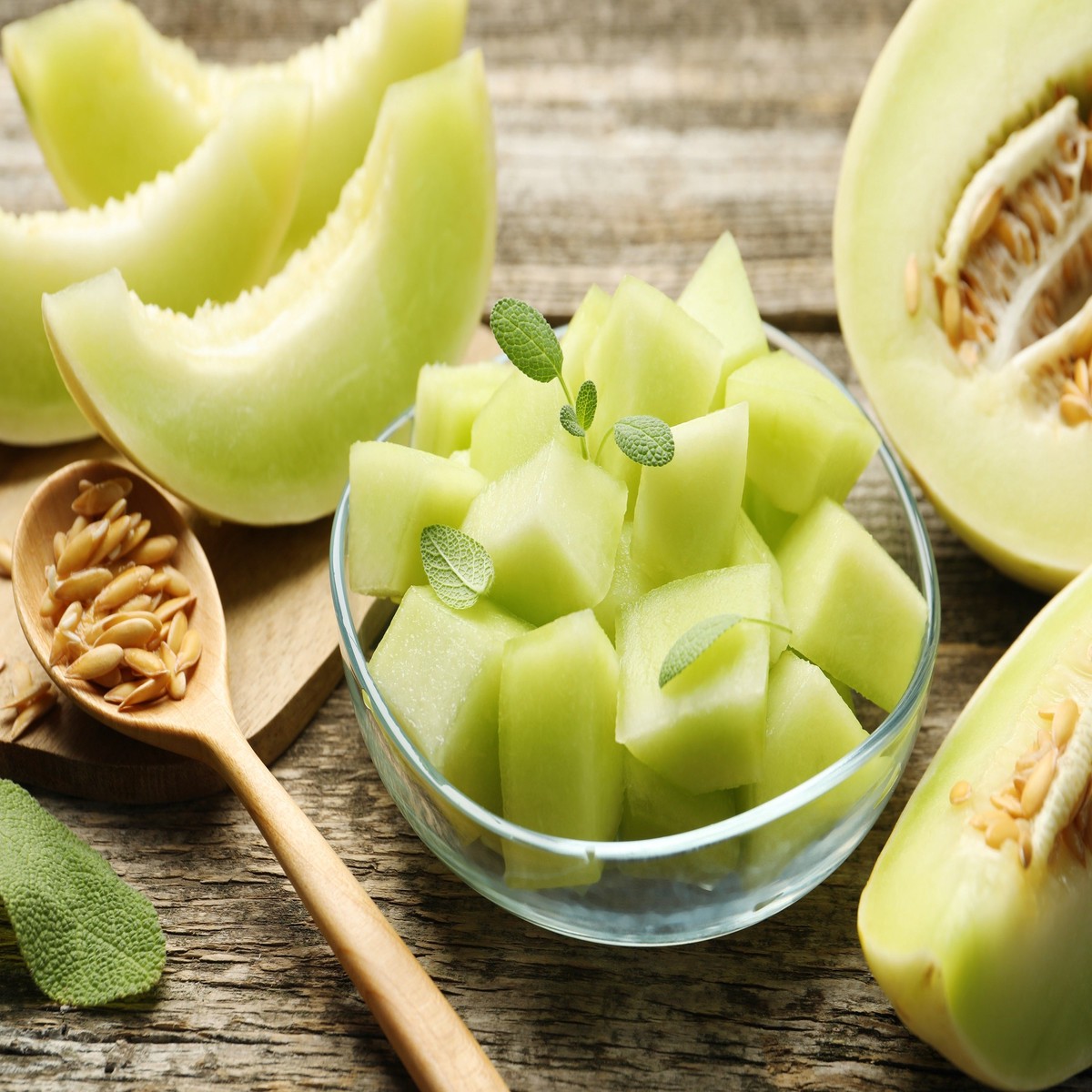 150 HONEYDEW GREEN FLESH Cucumis Melo Inodorus Melon Fruit Seeds