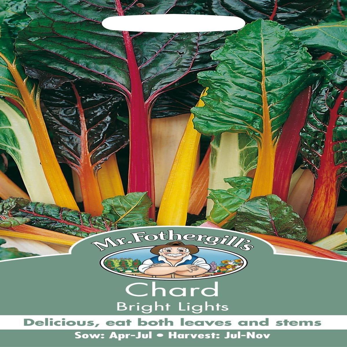 Mr Fothergills Chard Bright Lights 150 Seeds