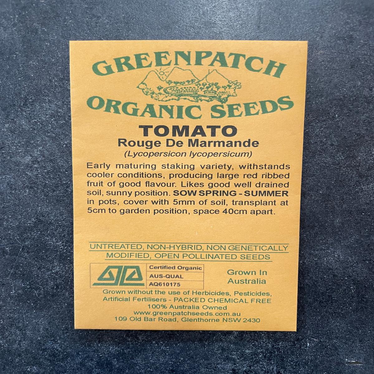 Tomato Rouge De Marmande Greenpatch Seeds