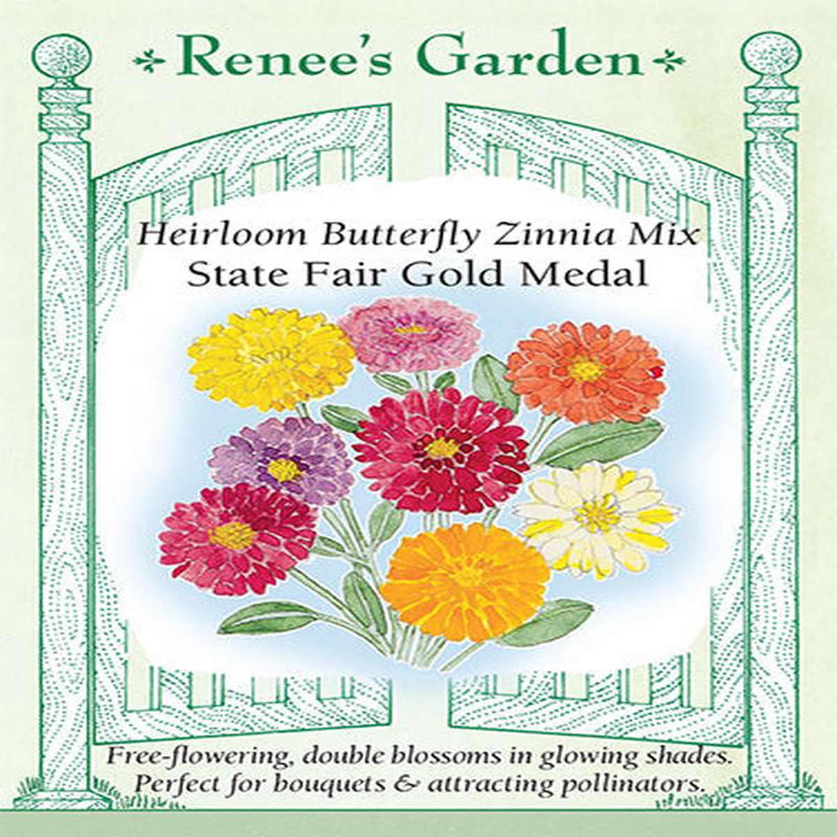 Zinnia State Fair Gold Medal 8211 Renee8217s Garden