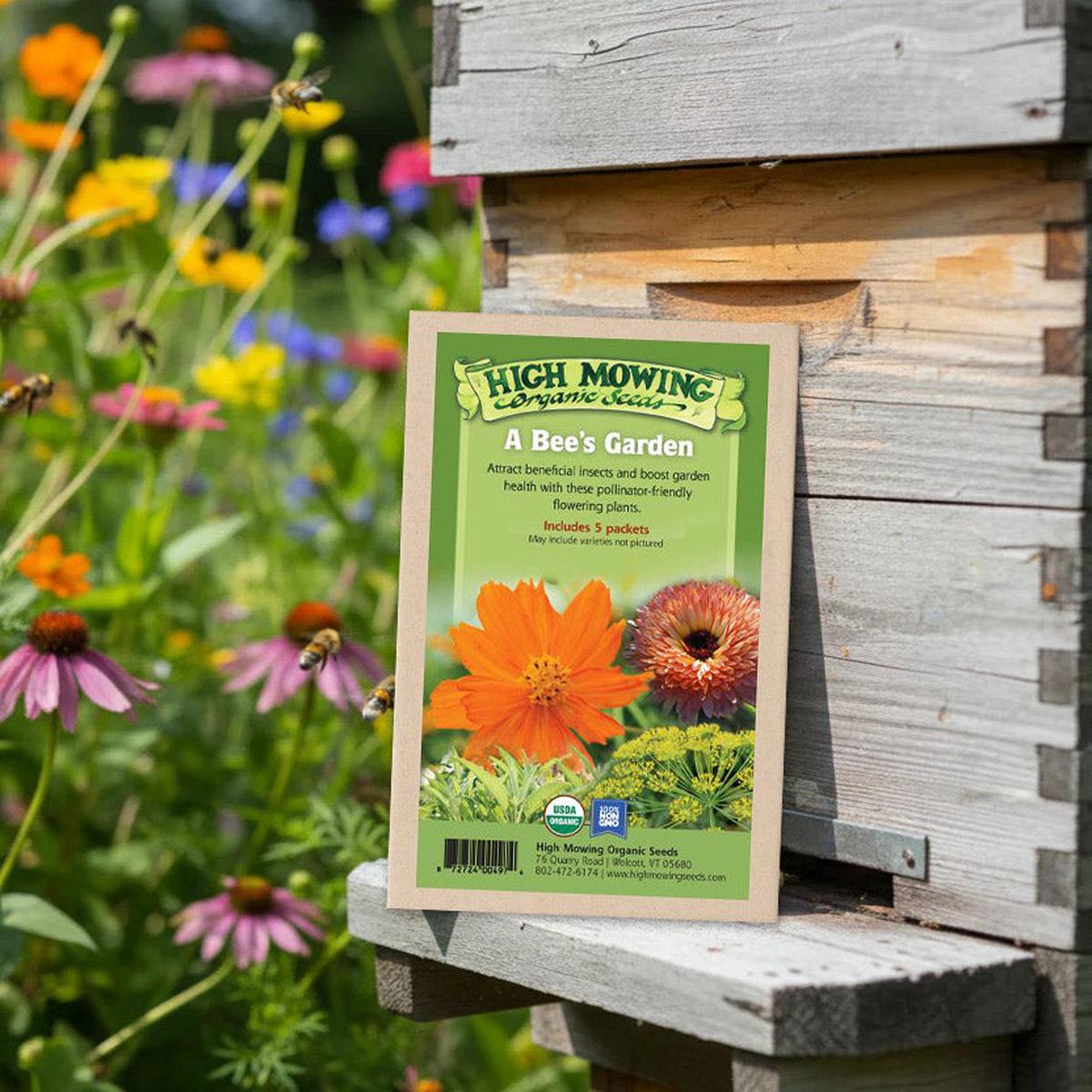 A Bee's Garden 5 Seed Packets (Organic)